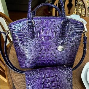 Brahmin Medium Duxbury Ultra Violet & Addy wallet